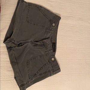 Midi jean shorts